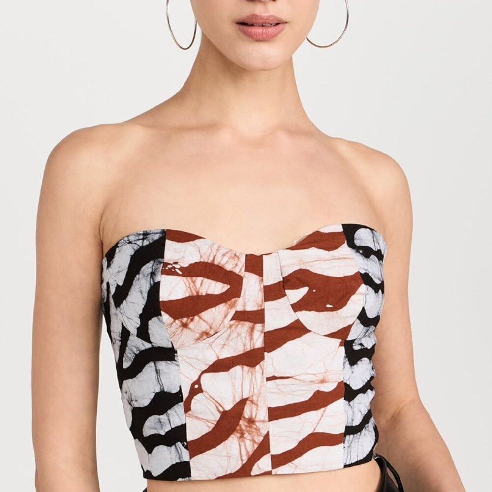 Studio 189 Zip-Back Crop Top